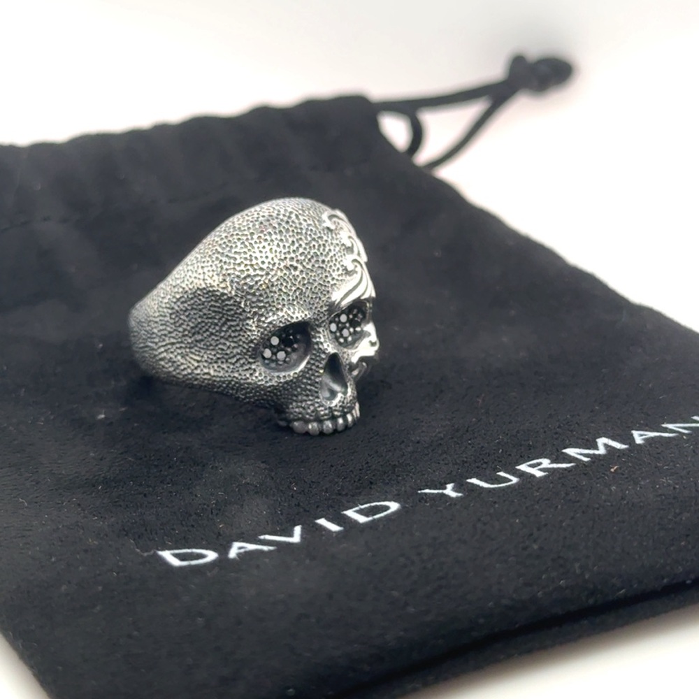 ✨ David Yurman Skull Sterling Silver Ring | Size 11 ✨
